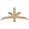 Ekena Millwork Davenport Rough Sawn Timber Gable Bracket, Douglas Fir, 48"W x 22"H x 4"D x 4"F, 11/12 Pitch GBW048X22X0404DAV00RDF - alternate 1